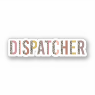 Sticker Empreinte de léopard de répartiteur - Dispatcher d