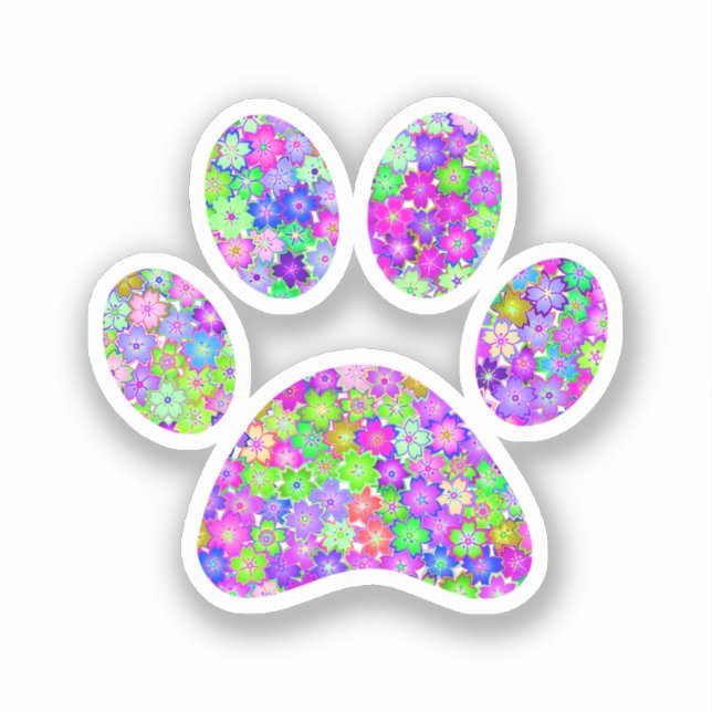 Sticker Empreinte de patte (Recto)