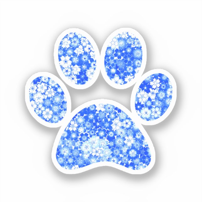 Sticker Empreinte de patte (Recto)
