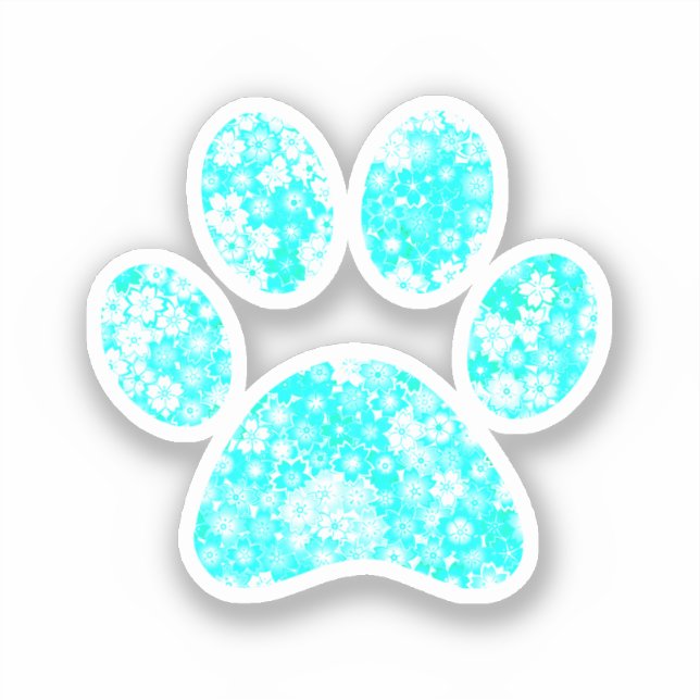 Sticker Empreinte de patte (Recto)