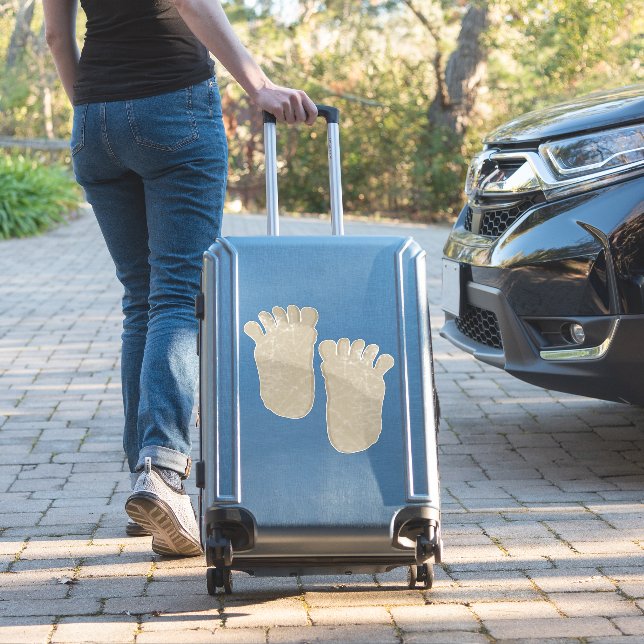 Sticker Empreintes Géantes Bigfoot (Valise Insitu)
