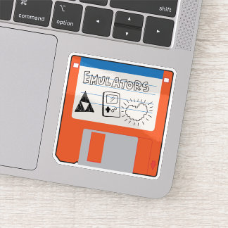 Sticker Émulateurs de jeux vidéo rétro Disquette