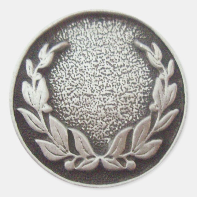 Sticker en argent Laurel Wreath (Devant)