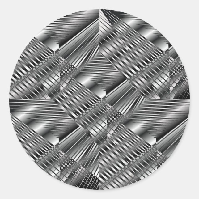 Sticker en argent métallique (Devant)