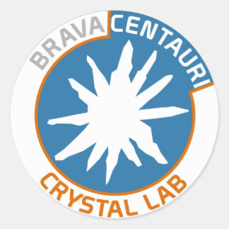 Sticker en cristal de Brava Centauri (feuille de 2