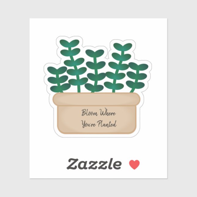 Sticker en fleur (Feuille)