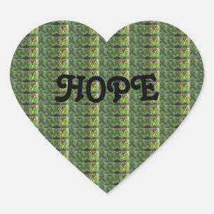 Sticker en forme de coeur pour maladies chroniques
