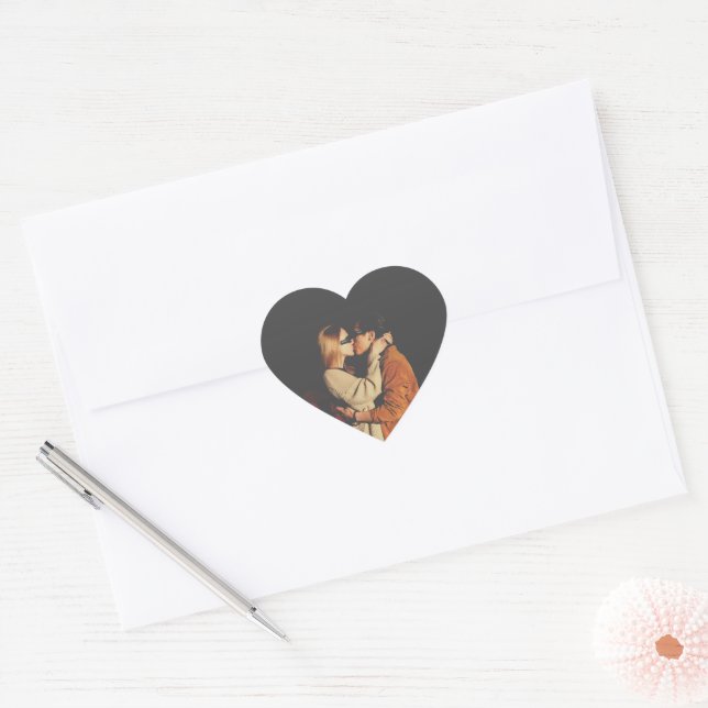 Sticker en forme d'enveloppe en forme de coeur pho (Enveloppe)