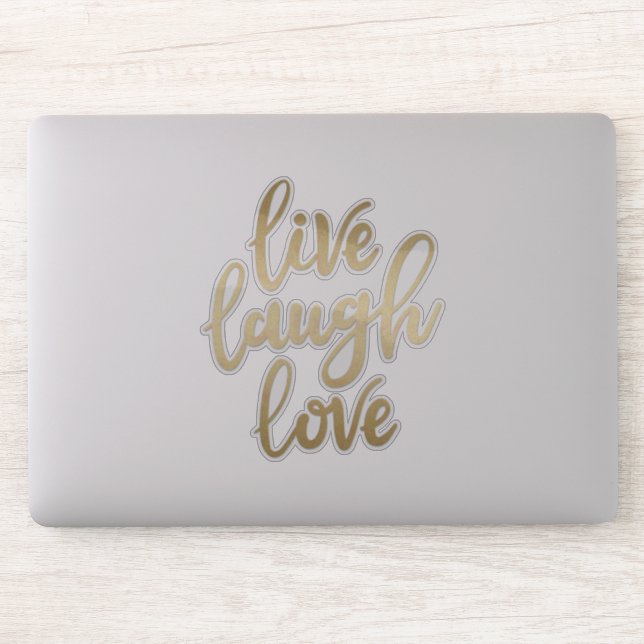 Sticker en lettres or Love Love Faux (Ordinateur)