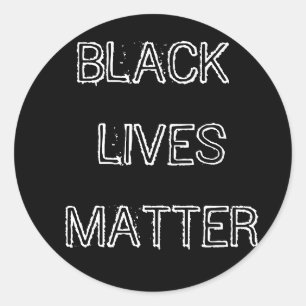 Sticker en matière de vie noire BLM