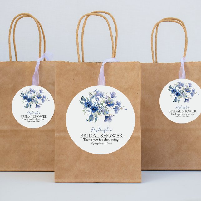 Sticker en Merci à ruban bleu Dusty Calla (Créateur téléchargé)