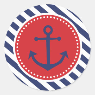 Sticker en Merci de la marine Ancres nautiques