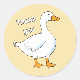 Sticker en Merci d'oie de dessin