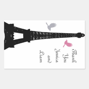 Sticker en Merci Inséparable noir