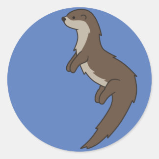 Sticker en Otter mignon