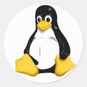 Sticker en pingouin de dessin