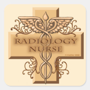 Sticker en radiologie infirmière Caduceus