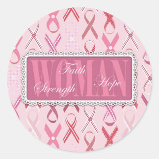 Sticker en rubans roses