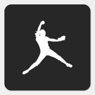 Sticker en silhouette rapide noir
