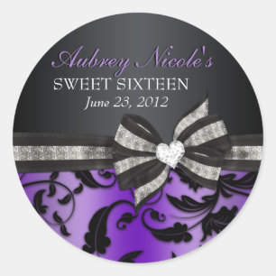 Sticker en Sweet sixteen floral