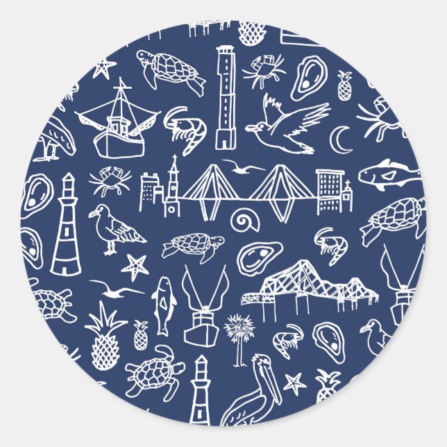 Sticker en toile de marbre bleu marine (Devant)