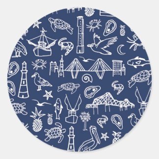 Sticker en toile de marbre bleu marine