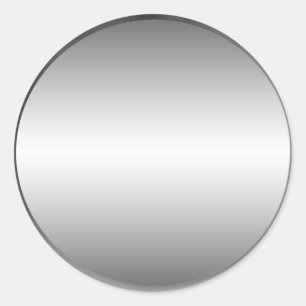 Sticker en tôle métallique lisse