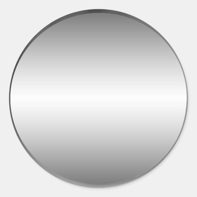 Sticker en tôle métallique lisse (Devant)