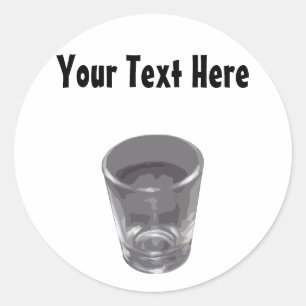 Sticker en verre d'argent personnalisable