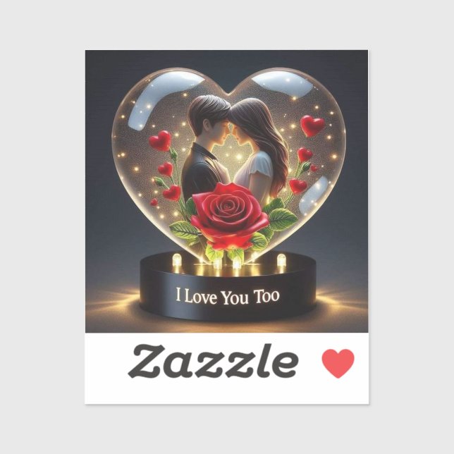 Sticker en vinyle coupé sur mesure (Feuille)