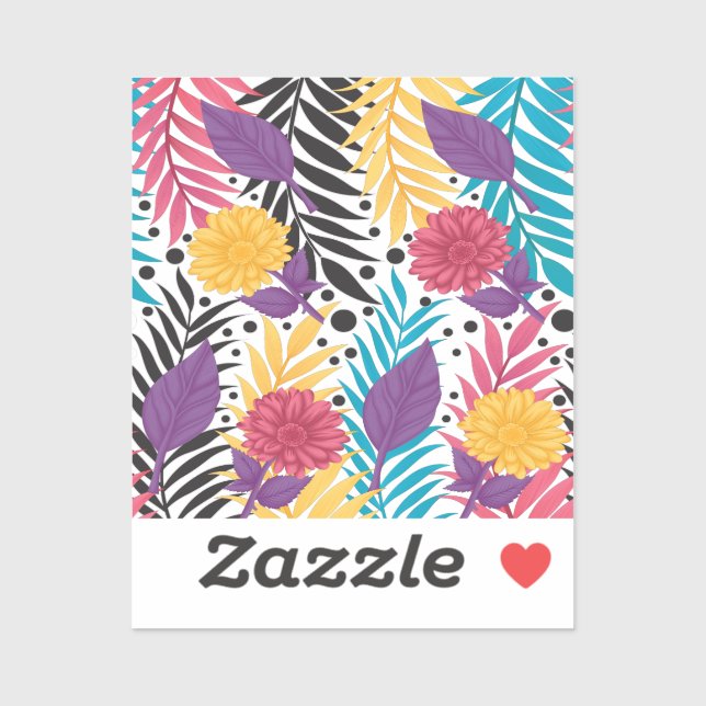 Sticker en vinyle coupé sur mesure (Feuille)