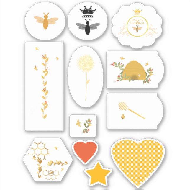 Sticker en vinyle coupé sur mesure (Devant)