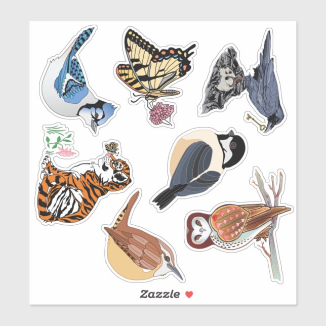 Sticker en vinyle coupé sur mesure (Feuille)