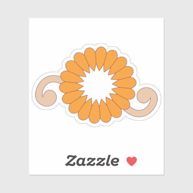 Sticker en vinyle coupé sur mesure (Feuille)