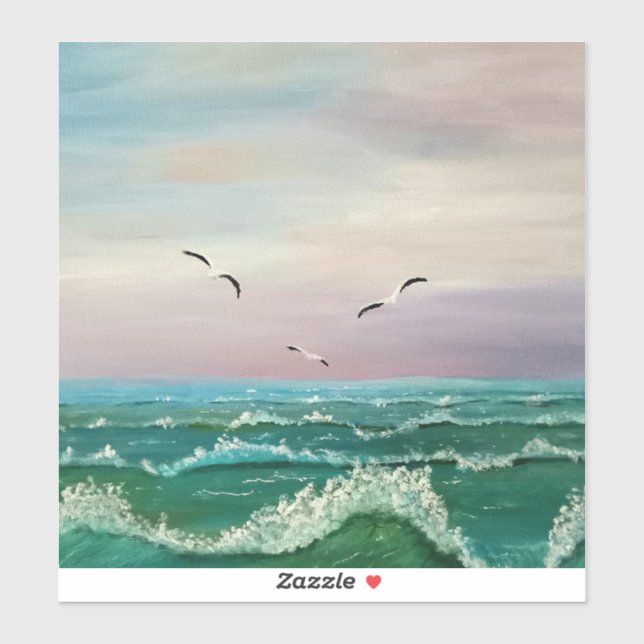 Sticker en vinyle coupé sur mesure (Feuille)