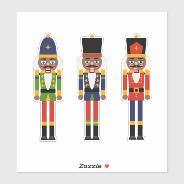 Sticker en vinyle coupé sur mesure pour Nutcracker (Feuille)