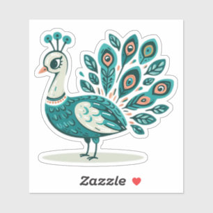 Sticker en vinyle coupé sur mesure pour oiseau de 