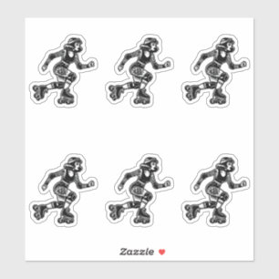 Sticker en vinyle coupé sur mesure : Roller Girl
