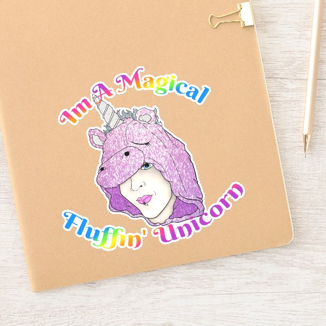 Sticker en vinyle de 6 po x 6 po sur mesure (Carnet)