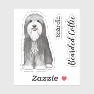 Sticker en vinyle de chien de Cartoon Collie à épa