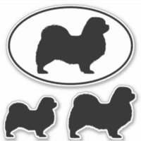 Sticker en vinyle de chien Silhouettes d'espagne t