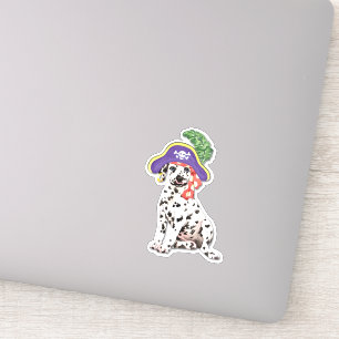 Sticker en vinyle de Dalmatie pirate