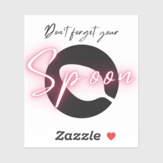 Sticker en vinyle de ma soeur Spoonie