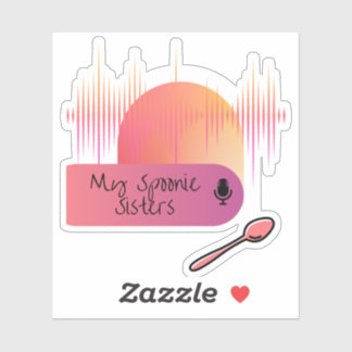 Sticker en vinyle de ma soeur Spoonie