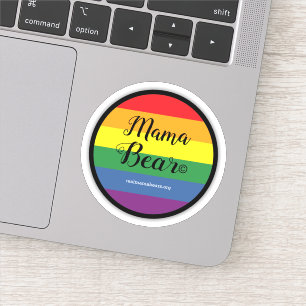 Sticker en vinyle de marque ronde