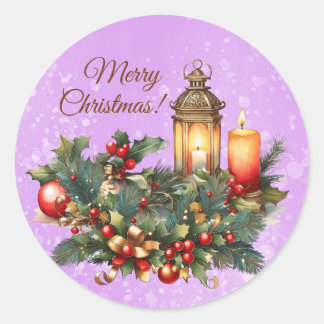 Sticker en vinyle de Noël