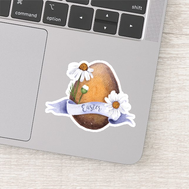 Sticker en vinyle d'oeuf de Pâques doux (Détail)