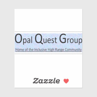 Sticker en vinyle du groupe Opal Quest
