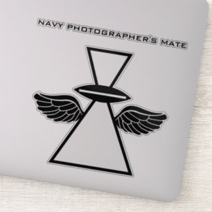 Sticker en vinyle d'un photographe de la Marine