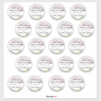 Sticker en vinyle Étiquette rond confectionné mais